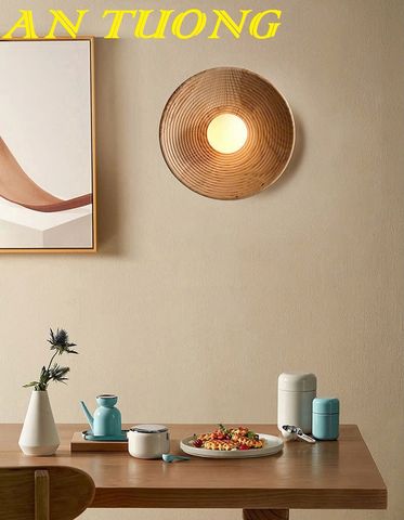 èn ngủ hình tròn gắn tường đầu giường đẹp trang trí phòng ngủ hiện đại