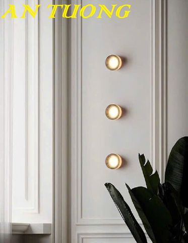 Đèn ngủ hình tròn gắn tường đầu giường đẹp trang trí phòng ngủ hiện đại