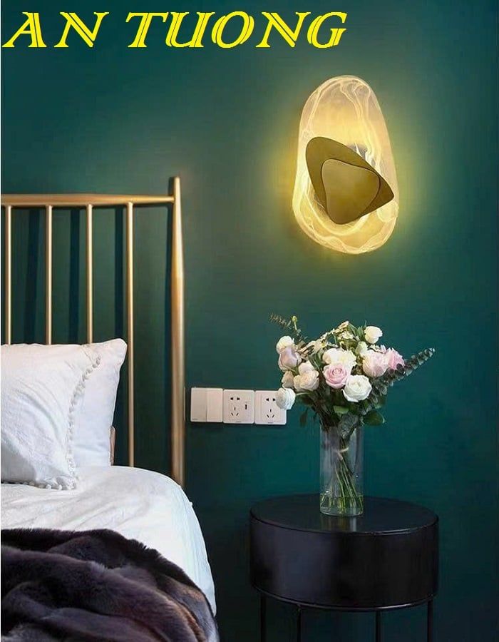 Đèn ngủ gắn tường đầu giường đẹp trang trí phòng ngủ hiện đại 060