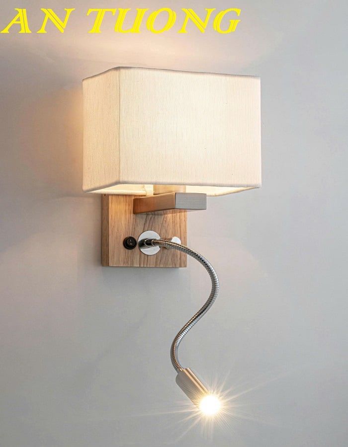 đèn ngủ treo tường đầu giường có đèn rọi đọc sách decor trang trí phòng ngủ đẹp 0234