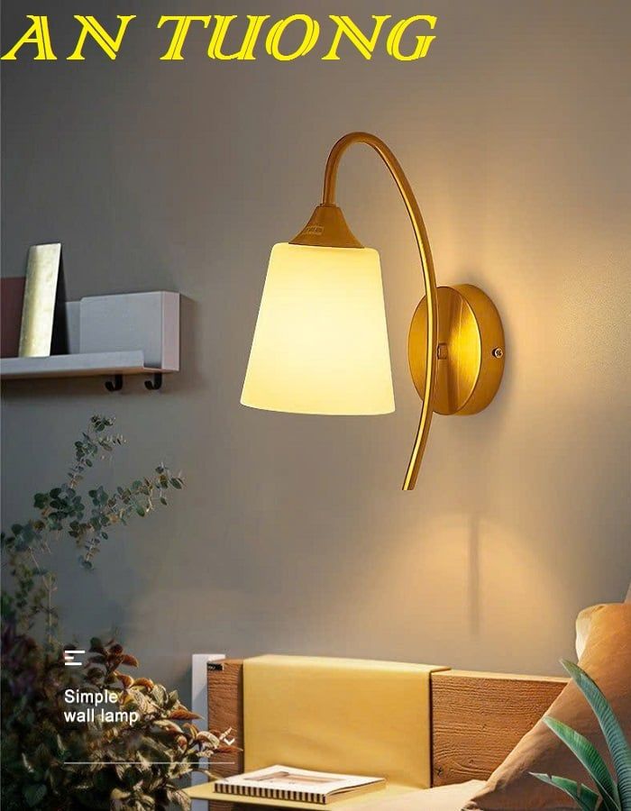 Đèn ngủ treo tường đầu giường đẹp trang trí phòng ngủ hiện đại 007