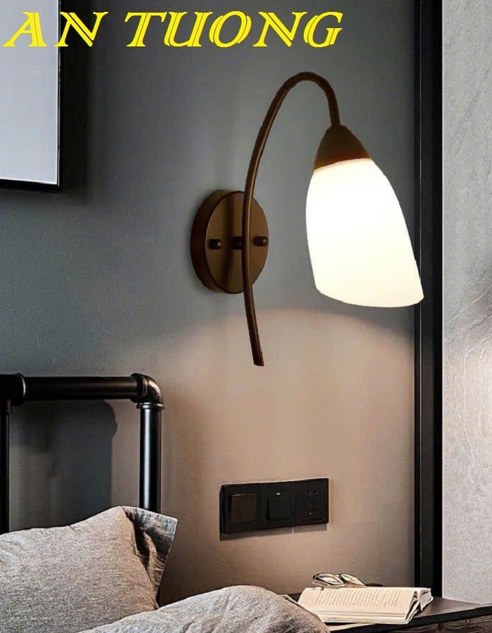 Đèn ngủ treo tường đầu giường đẹp trang trí phòng ngủ hiện đại 009