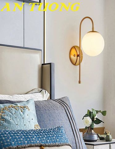 Đèn ngủ treo tường đầu giường đẹp trang trí phòng ngủ hiện đại