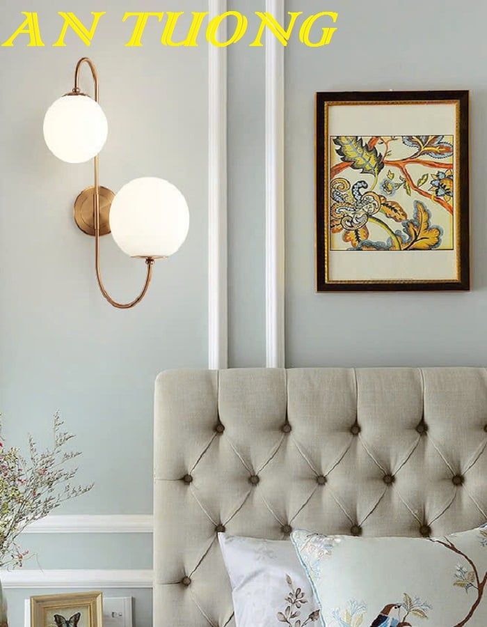 Đèn ngủ treo tường đầu giường đẹp trang trí phòng ngủ hiện đại 068