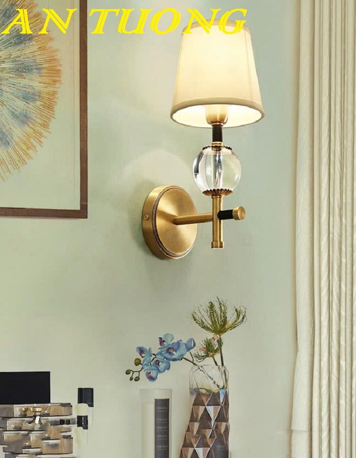 Đèn ngủ treo tường đầu giường tân cổ điển decor trang trí phòng ngủ 018