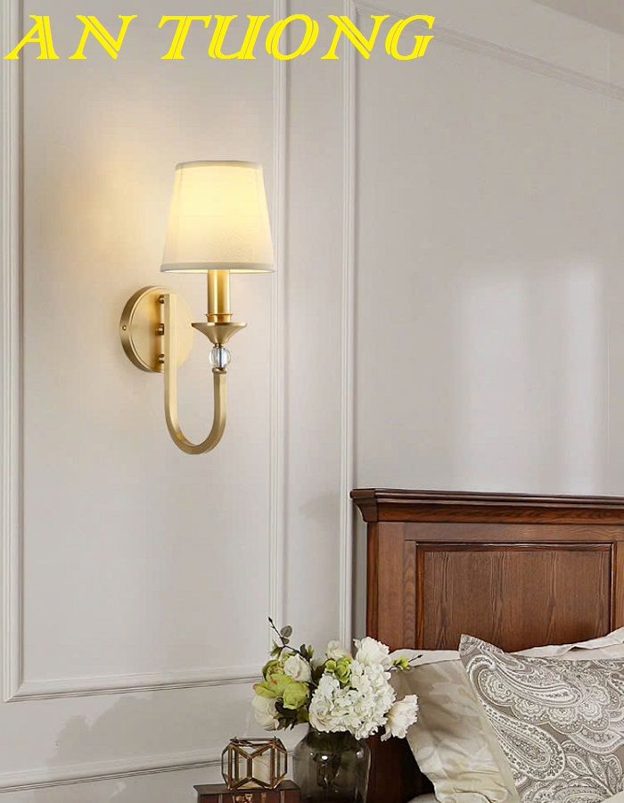 Đèn ngủ treo tường đầu giường tân cổ điển trang trí phòng ngủ đẹp 082