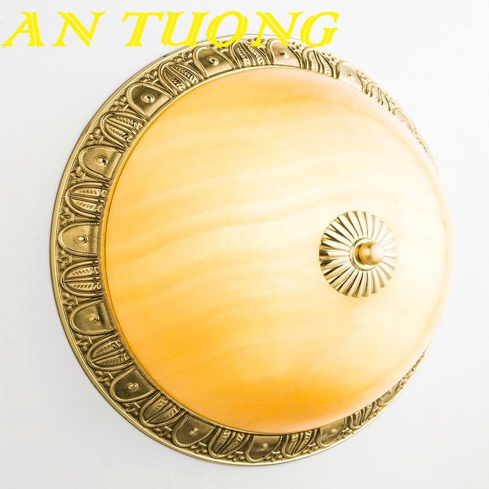 Đèn ốp trần ban công cổ điển bằng đồng trang trí cao cấp 004