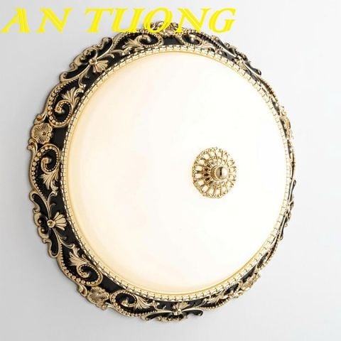 Đèn ốp trần cổ điển trang trí ban công, mái hiên nhà ngoại thất cổ điển