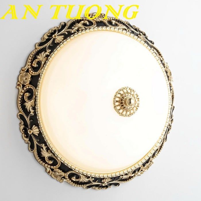 Đèn ốp trần cổ điển trang trí ban công, mái hiên nhà ngoại thất cổ điển 002