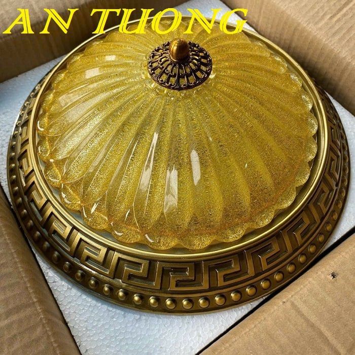 Đèn ốp trần cổ điển trang trí ban công, mái hiên nhà ngoại thất cổ điển 005