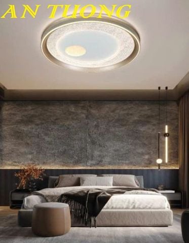 Đèn ốp trần trang trí phòng ngủ đẹp hiện đại