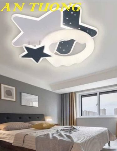 Đèn ốp trần trang trí phòng ngủ đẹp hiện đại