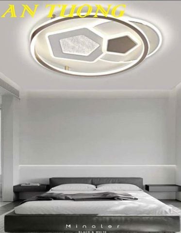 Đèn ốp trần trang trí phòng ngủ đẹp hiện đại