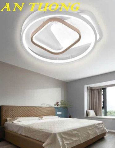 Đèn ốp trần trang trí phòng ngủ đẹp hiện đại