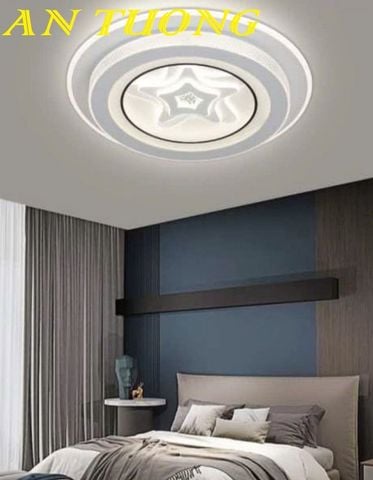 Đèn ốp trần trang trí phòng ngủ đẹp hiện đại