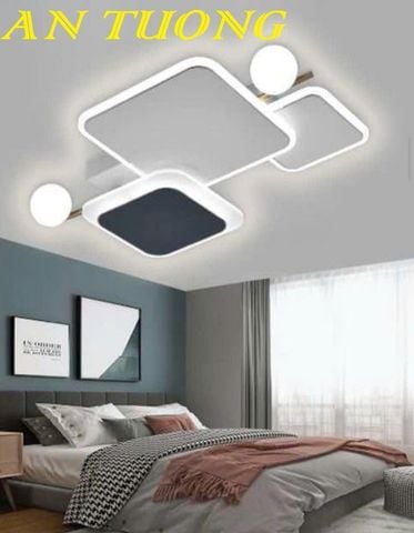 Đèn ốp trần trang trí phòng ngủ đẹp hiện đại