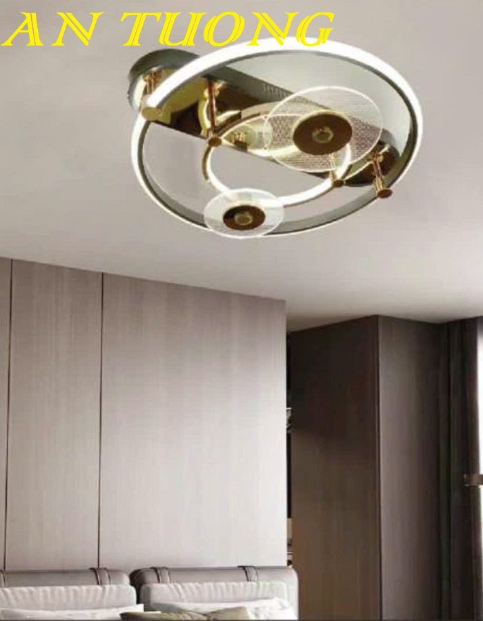 Đèn ốp trần trang trí phòng ngủ đẹp hiện đại 051