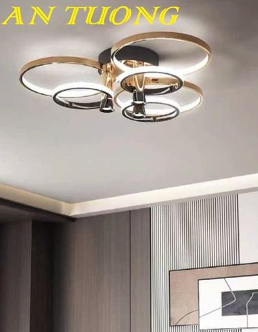 Đèn ốp trần trang trí phòng ngủ đẹp hiện đại