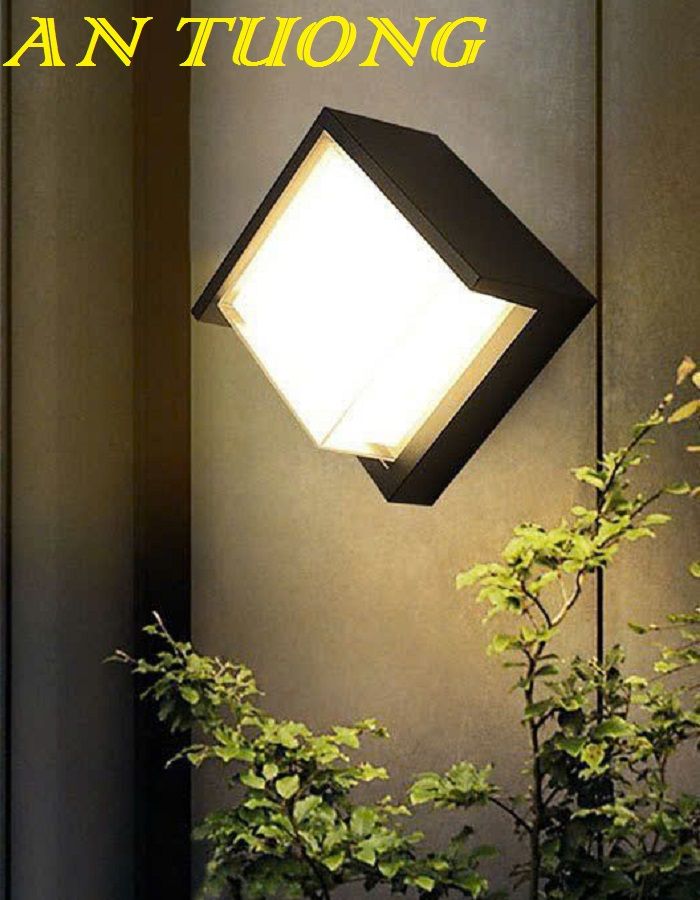 Đèn ốp tường hàng rào sân vườn ngoài trời đẹp, hiện đại 0120