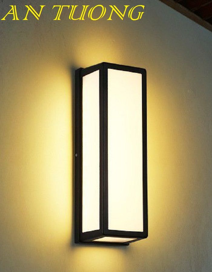 đèn ốp tường ngoài trời ngoài nhà chống nước decor trang trí mặt tiền nhà, hàng rào, sân vườn 0010