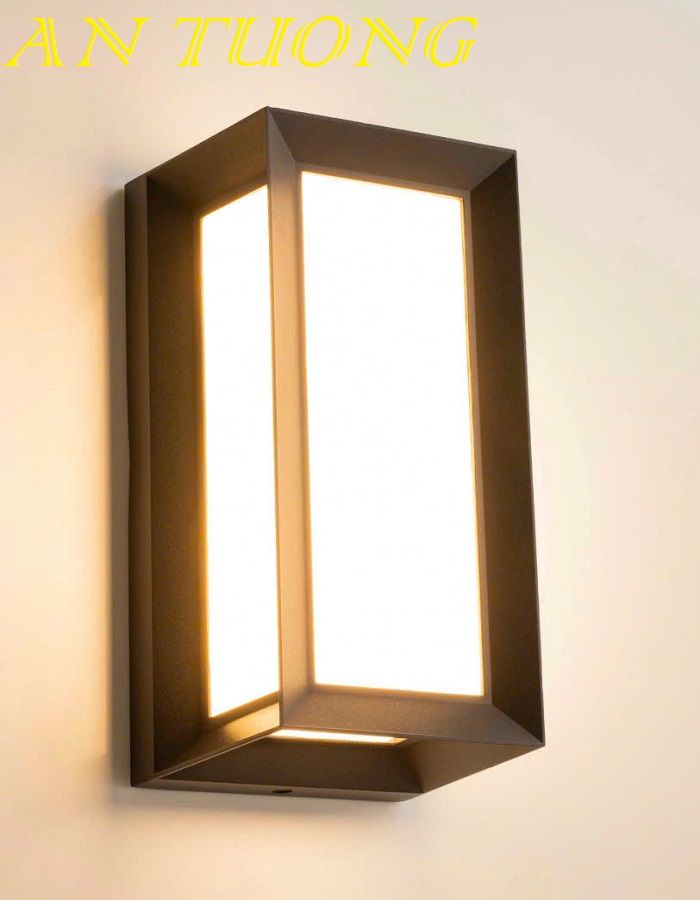 đèn ốp tường ngoài trời ngoài nhà chống nước decor trang trí mặt tiền nhà, hàng rào, sân vườn 0012