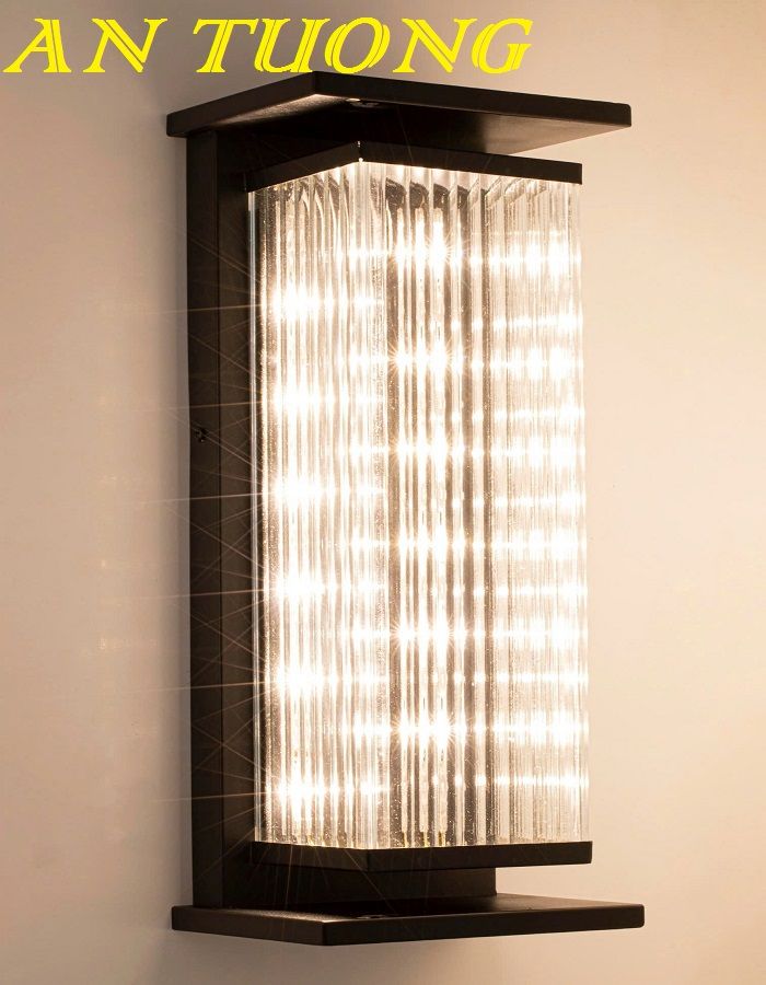 đèn ốp tường ngoài trời ngoài nhà chống nước decor trang trí mặt tiền nhà, hàng rào, sân vườn 0013