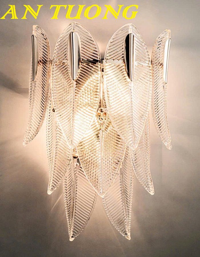 đèn ốp tường pha lê decor trang trí nội thất phòng khách phòng ngủ cầu thang đẹp hiện đại 0206