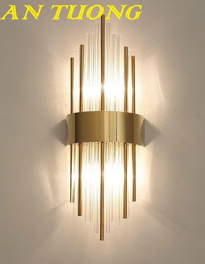 đèn ốp tường pha lê decor trang trí nội thất phòng khách phòng ngủ cầu thang đẹp hiện đại 0215