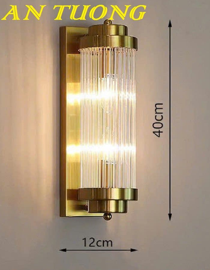 đèn ốp tường pha lê decor trang trí nội thất phòng khách phòng ngủ cầu thang đẹp hiện đại 0221
