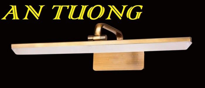 Đèn soi tranh treo tường 1 bóng đơn dài trang trí tranh tường 072