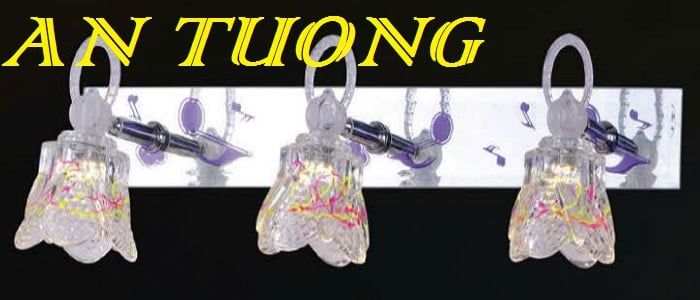đèn soi tranh treo tường 3 bóng, đèn rọi tranh decor trang trí tranh ảnh treo tường 003