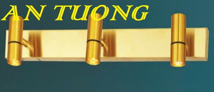 đèn soi tranh treo tường 3 bóng, đèn rọi tranh decor trang trí tranh ảnh treo tường 021