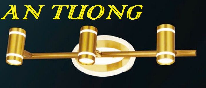 đèn soi tranh treo tường 3 bóng, đèn rọi tranh decor trang trí tranh ảnh treo tường 022