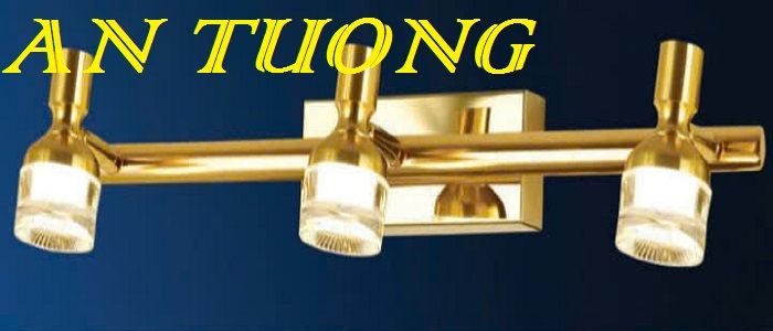 đèn soi tranh treo tường 3 bóng, đèn rọi tranh decor trang trí tranh ảnh treo tường 026