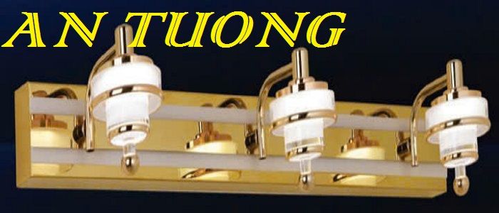 đèn soi tranh treo tường 3 bóng, đèn rọi tranh decor trang trí tranh ảnh treo tường 030