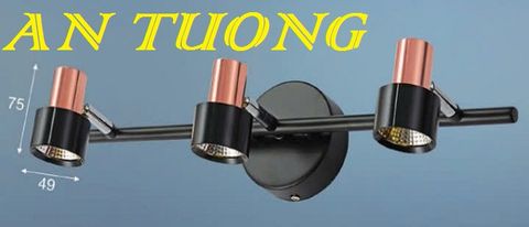 đèn soi tranh treo tường 4 bóng deocr trang trí tranh ảnh treo tường