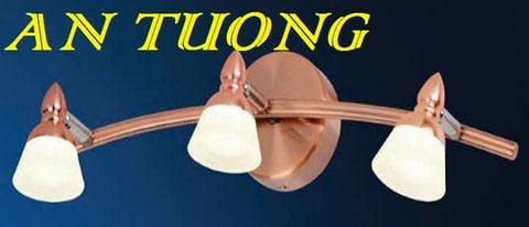 đèn soi tranh treo tường 4 bóng deocr trang trí tranh ảnh treo tường