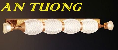 đèn soi tranh treo tường 4 bóng deocr trang trí tranh ảnh treo tường