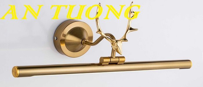 đèn soi tranh treo tường tân cổ điển, đèn rọi tranh decor trang trí tranh ảnh treo tường 0062