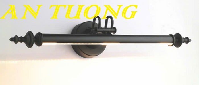 đèn soi tranh treo tường tân cổ điển, đèn rọi tranh decor trang trí tranh ảnh treo tường màu đen 0065