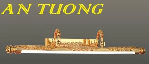 Đèn soi tranh treo tường cổ điển bằng đồng cao cấp trang trí tranh