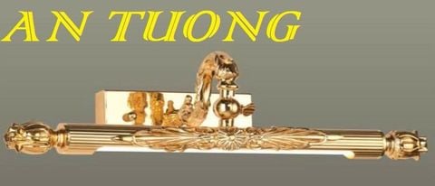 Đèn soi tranh treo tường cổ điển bằng đồng cao cấp trang trí tranh