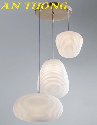 Đèn thả 3 bóng trang trí quầy bar bàn ăn đẹp, hiện đại