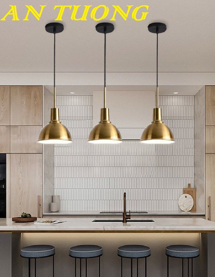 Đèn thả bàn ăn 3 bóng decor trang trí phòng bếp, phòng ăn đẹp, hiện đại 0168