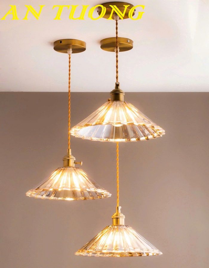 Đèn thả bàn ăn 3 bóng decor trang trí phòng bếp, phòng ăn đẹp, hiện đại 0169