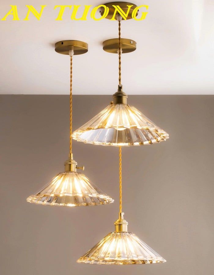 Đèn thả bàn ăn 3 bóng đẹp decor trang trí phòng bếp ăn hiện đại 0297