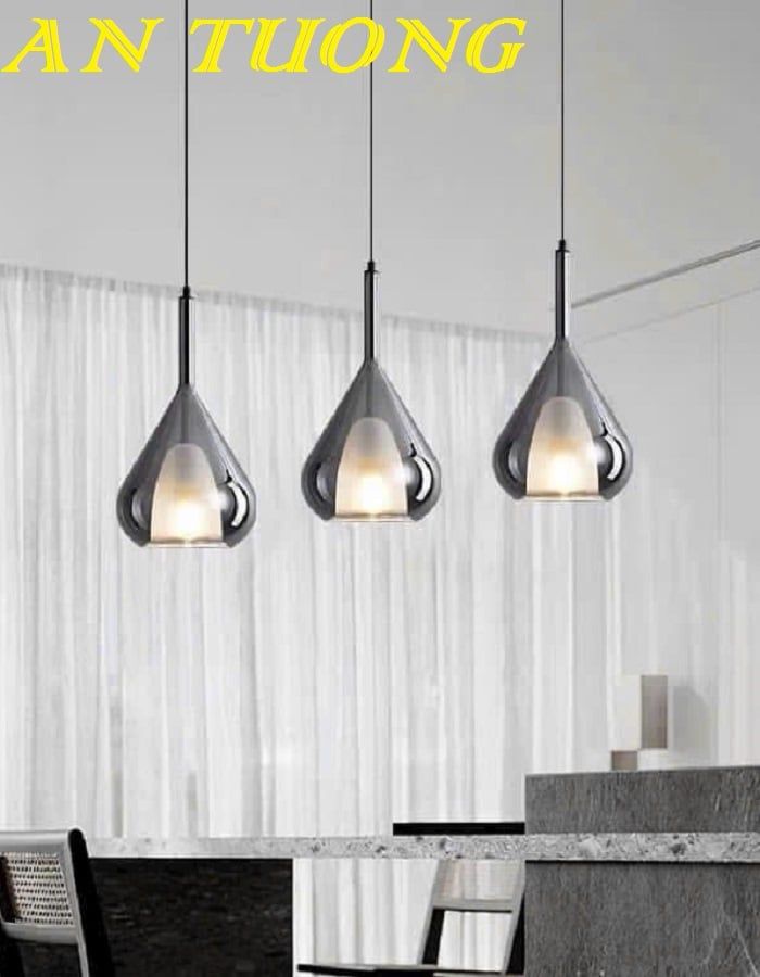 Đèn thả bàn ăn 3 bóng đẹp decor trang trí phòng bếp ăn hiện đại 0291