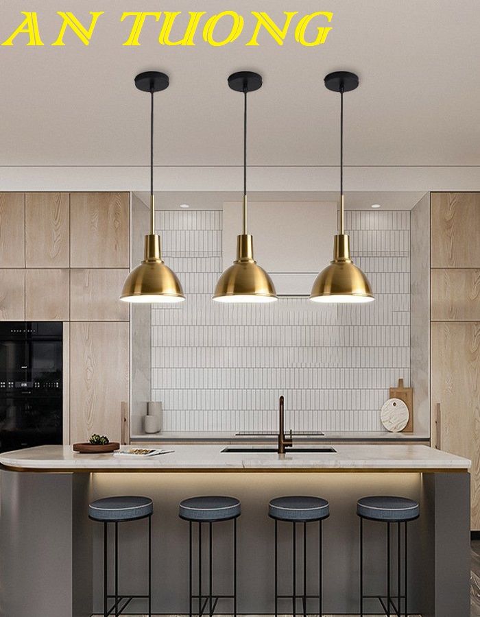 Đèn thả bàn ăn 3 bóng đẹp decor trang trí phòng bếp ăn hiện đại 0292