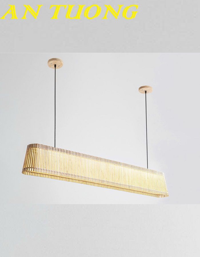 Đèn thả bàn ăn bằng gỗ hiện đại decor trang trí phòng bếp ăn đẹp 0224