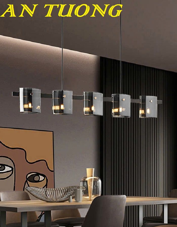 Đèn thả bàn ăn decor trang trí phòng bếp, phòng ăn đẹp, hiện đại 0133